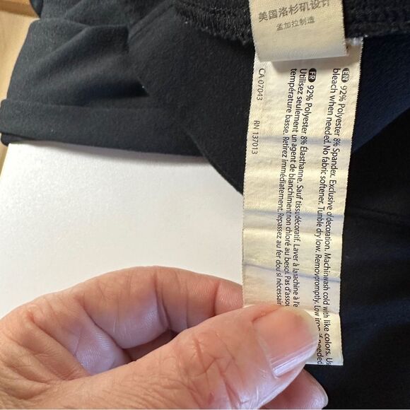 Balance Collection Black Pull‎ on Straight Leg Athletic Pants Size Small - Picture 8 of 8